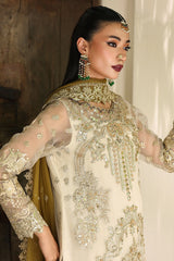 3-PC Unstitched Embroidered Organza Luxury Formals By Imrozia | I-229 ROHMA