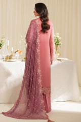 3-PC Usntitched Embroidered Chiffon Noore By Imrozia Serene | LUNA