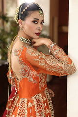 3-PC Unstitched Embroidered Organza Luxury Formals By Imrozia | I-234 ZARMIN