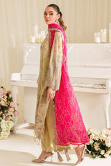 3-PC Usntitched Embroidered Chiffon Noore By Imrozia Serene | DHALIA