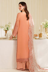 3-PC Usntitched Embroidered Chiffon Noore By Imrozia Serene | EIRS