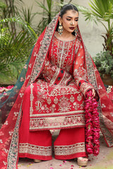 3-PC Unstitched Embroidered Organza Luxury Formals By Imrozia | I-231 SAROSH
