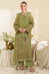 3-PC Usntitched Embroidered Chiffon Noore By Imrozia Serene | MYRA