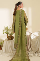 3-PC Usntitched Embroidered Chiffon Noore By Imrozia Serene | MYRA