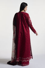 Unstitched 3-PC Embroidered Lawn Satori by Zara Shahjahan Asa-5B