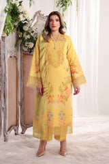 Aurora | 3Pc Unstitched Suit Summer Embroidered Edit '26 Nova By Rang Rasiya