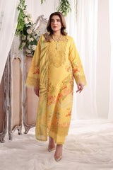 Aurora | 3Pc Unstitched Suit Summer Embroidered Edit '26 Nova By Rang Rasiya
