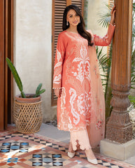 3-PC Unstitched Embroidered Lawn Astoria By Mushq | Avienne