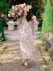 3-PC Unstitched Printed Lawn Suit By Parishay | BLOOM-03