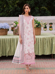 3-PC Unstitched Printed Lawn Suit By Parishay | BLOOM-04