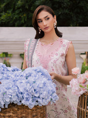 3-PC Unstitched Printed Lawn Suit By Parishay | BLOOM-04