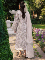 3-PC Unstitched Printed Lawn Suit By Parishay | BLOOM-05