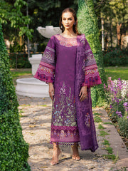 3-PC Unstitched Printed Lawn Suit By Parishay | BLOOM-07