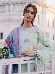 3-PC Unstitched Printed Lawn Suit By Parishay | BLOOM-11