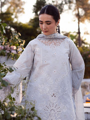 3-PC Unstitched Printed Lawn Suit By Parishay | BLOOM-14