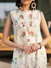 3-PC Unstitched Embroidered Chiffon Broadway By Mahnur | BW-002