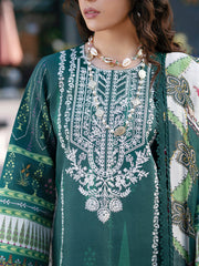 3-PC Unstitched Embroidered Chiffon Broadway By Mahnur | BW-012