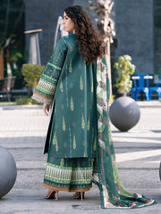 3-PC Unstitched Embroidered Chiffon Broadway By Mahnur | BW-012