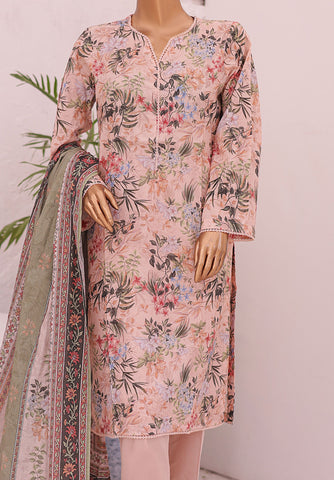 12 | 3PC Stitched Printed Lawn By Bin Saeed