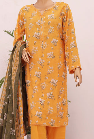 14 | 3PC Stitched Printed Lawn By Bin Saeed