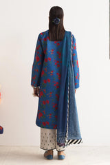 Bulbul-D1- 3PC - Unstitched Coco Lawn Prints By Zara Shahjahan