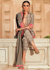 CTW4-03 | Unstitched 3Pc Suit Winter Embroidered Chunri Silk Tabeer by Charizma