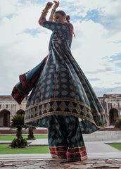 CTW4-06 | Unstitched 3Pc Suit Winter Embroidered Chunri Silk Tabeer by Charizma