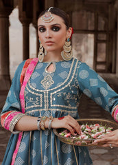 CTW4-06 | Unstitched 3Pc Suit Winter Embroidered Chunri Silk Tabeer by Charizma