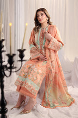 Cecilia | 3Pc Unstitched Suit Summer Embroidered Edit '26 Nova By Rang Rasiya