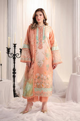 Cecilia | 3Pc Unstitched Suit Summer Embroidered Edit '26 Nova By Rang Rasiya