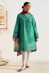 Chaap-D4- 3PC - Unstitched Coco Lawn Prints By Zara Shahjahan
