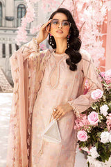 3 Piece Unstitched Embroidered Lawn Suit By Maria B |MPT-2601-A