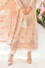 3 Piece Unstitched Embroidered Lawn Suit By Maria B |MPT-2601-A