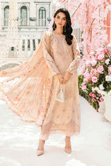 3 Piece Unstitched Embroidered Lawn Suit By Maria B |MPT-2601-A