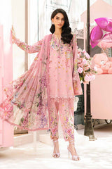 3 Piece Unstitched Embroidered Lawn Suit By Maria B | MPT-2603-B