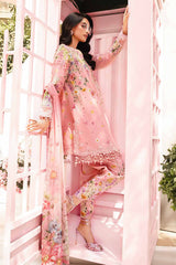 3 Piece Unstitched Embroidered Lawn Suit By Maria B | MPT-2603-B