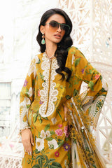 3 Piece Unstitched Embroidered Lawn Suit By Maria B | MPT-2604-B