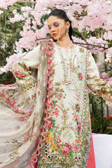 3 Piece Unstitched Embroidered Lawn Suit By Maria B | MPT-2605-A