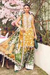 3 Piece Unstitched Embroidered Lawn Suit By Maria B | MPT-2606-A