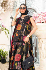 3 Piece Unstitched Embroidered Lawn Suit By Maria B | MPT-2607-B