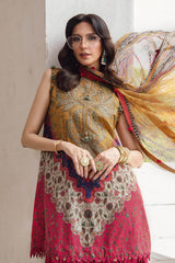 3 Piece Unstitched Embroidered Linen Suit By Maria B | MPT-2710-A