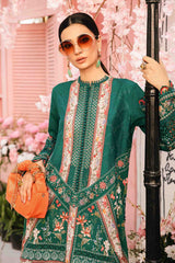 3 Piece Unstitched Embroidered Lawn Suit By Maria B | MPT-2610-A