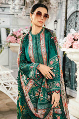 3 Piece Unstitched Embroidered Lawn Suit By Maria B | MPT-2610-A