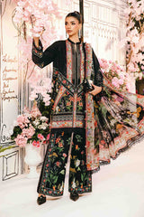 3 Piece Unstitched Embroidered Lawn Suit By Maria B | MPT-2610-B