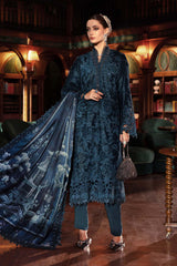 3-PC Unstitched Embroidered Winter Luxe By Maria b | D10