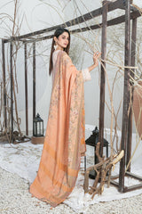 D-1173 | 3Pc Unstitched Suit Winter Collection Leesha By Tawakkal Fabrics