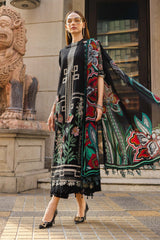 3-PC Unstitched Embroidered Jacquard Lawn By Maria B | EL-26-11