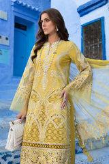 3 Piece Unstitched Embroidered Dobby Lawn Suit By Maria B D-2512-A