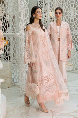 3 Piece Unstitched Embroidered Dobby Lawn Suit By Maria B D-2513-A