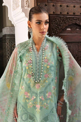 3 Piece Unstitched Embroidered Dobby Lawn Suit By Maria B D-2514-A